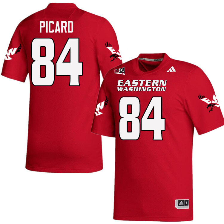 Eastern Washington Eagles #84 Bob Picard College Football Jerseys,Uniforms Stitched-Red